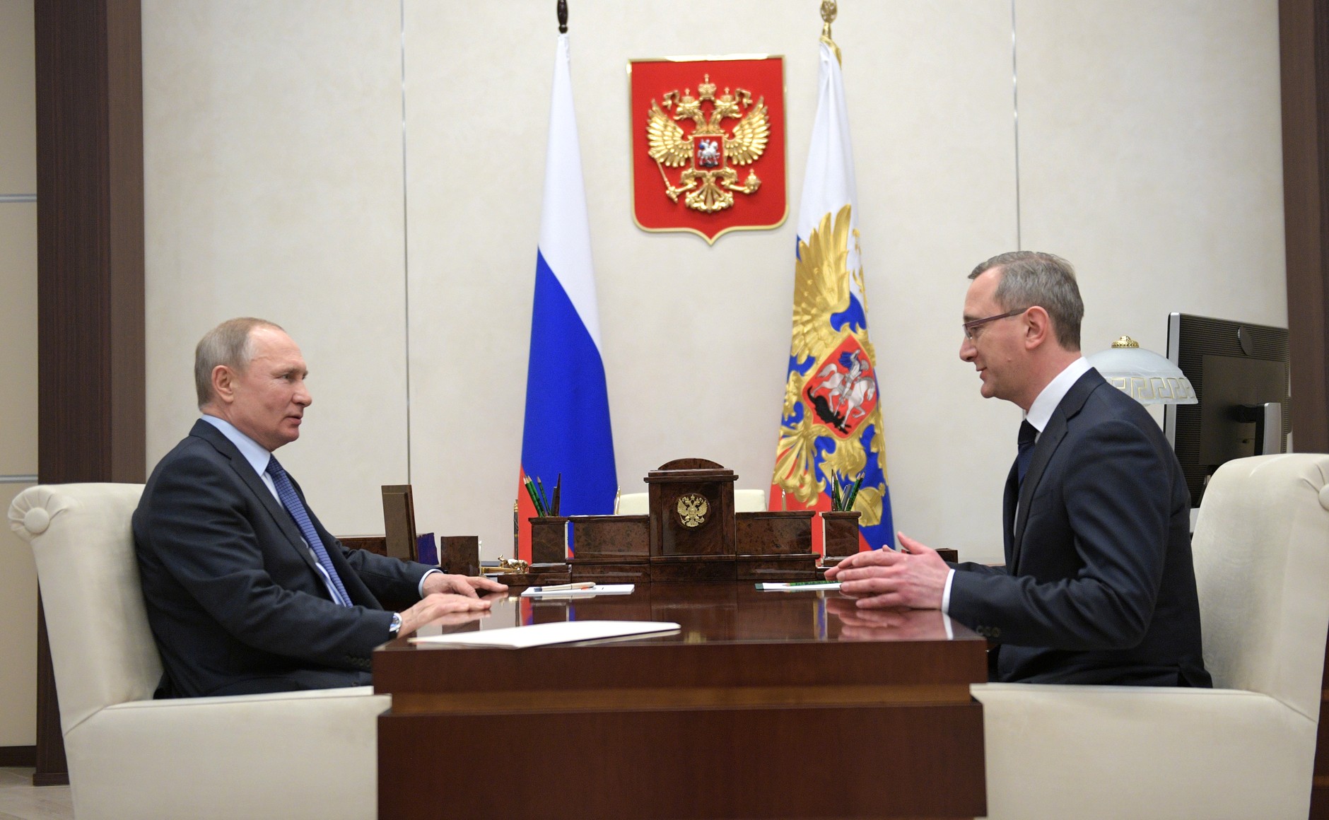 Встреча Владимира Путина и Владислава Шапши 13 февраля.