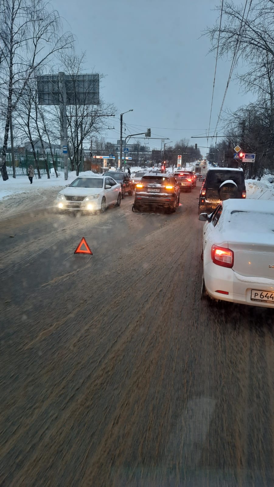 В Калуге из-за аварии остановилось движение на Грабцевском шоссе -  Происшествия - Новости - Калужский перекресток Калуга