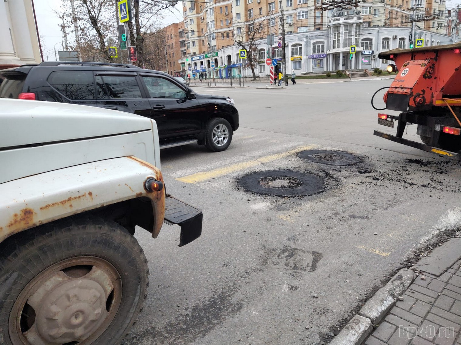 В Калуге улица Королева встала в пробке из-за ремонтных работ - Авто и  транспорт - Новости - Калужский перекресток Калуга