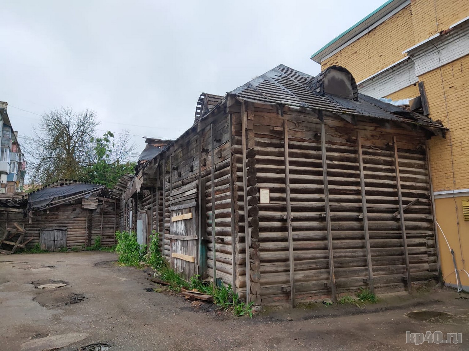 В центре Калуги разваливается памятник федерального значения - Общество -  Новости - Калужский перекресток Калуга