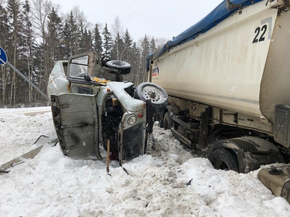 ДТП Калуга Козельск УАз погиб 09.02.2021