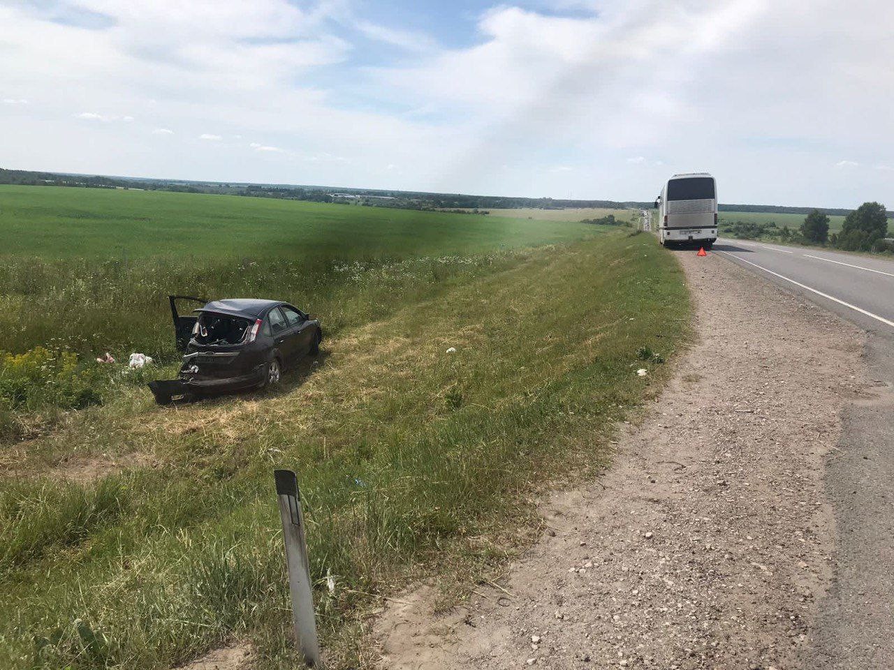 Водитель и пассажир пострадали в ДТП с автобусом в Калужской области |  25.06.2023 | Новости Калуги - БезФормата