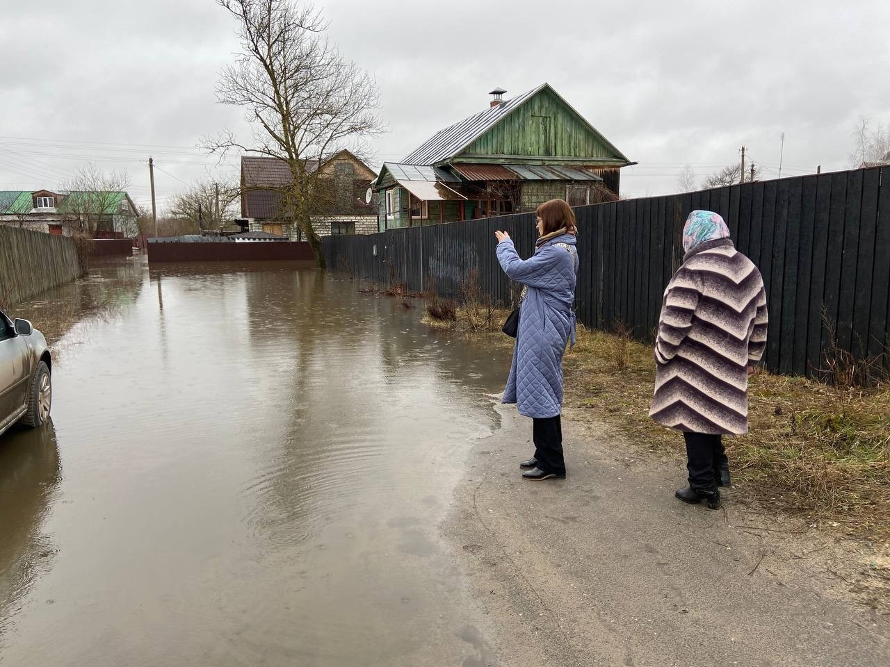 В Козельске затопило четыре улицы | 29.03.2023 | Новости Калуги - БезФормата