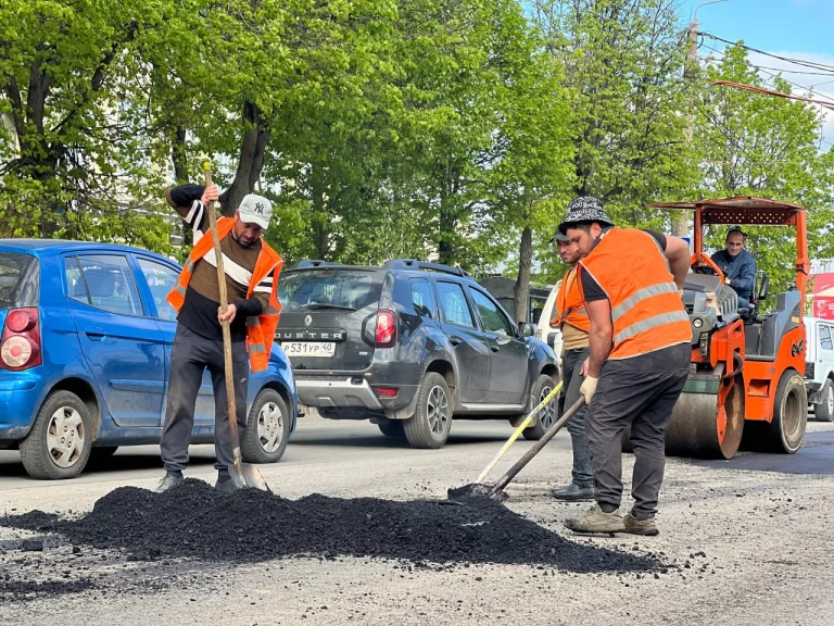 В Калуге дошла очередь и до периферийных дорог.