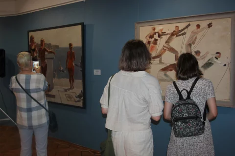 На выставке можно увидеть, как различаются ранние и поздние работы художника.